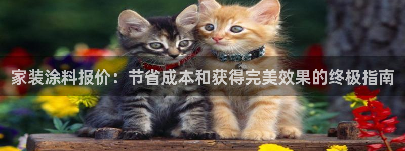 和记2017app：家装涂料报价：节省成本和获得完美效果的终极指南