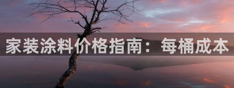和记官方直营注册导航：家装涂料价格指南：每桶成本