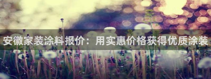 和记5g电讯：安徽家装涂料报价：用实惠价格获得优质涂装