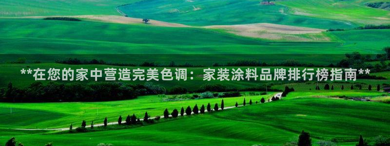 和记h188：**在您的家中营造完美色调：家装涂料品牌排行榜指南**