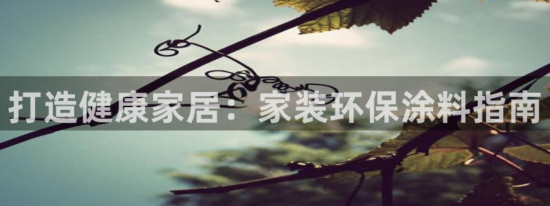 和记AG网站：打造健康家居：家装环保涂料指南