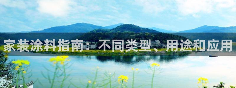 和记广告女主角：家装涂料指南：不同类型、用途和应用