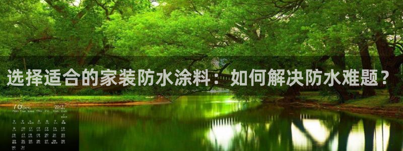 和记港口：选择适合的家装防水涂料：如何解决防水难题？