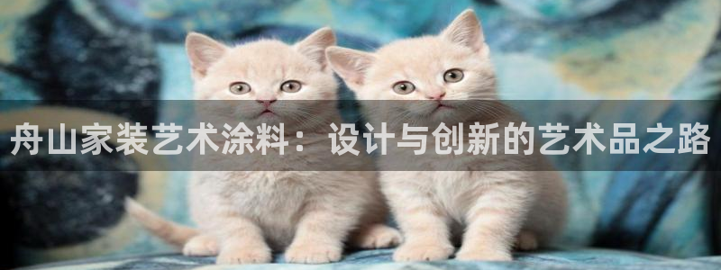和记平台怎么样：舟山家装艺术涂料：设计与创新的艺术品之路
