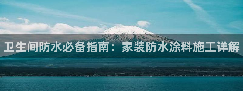 下载和记app：卫生间防水必备指南：家装防水涂料施工详解