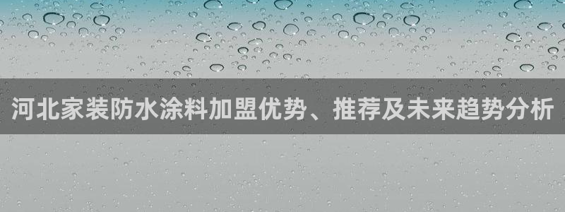 和记官方直营注册：河北家装防水涂料加盟优势、推荐及未来趋势分析