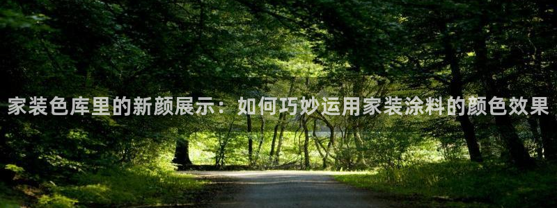 和记国际：家装色库里的新颜展示：如何巧妙运用家装涂料的颜色效